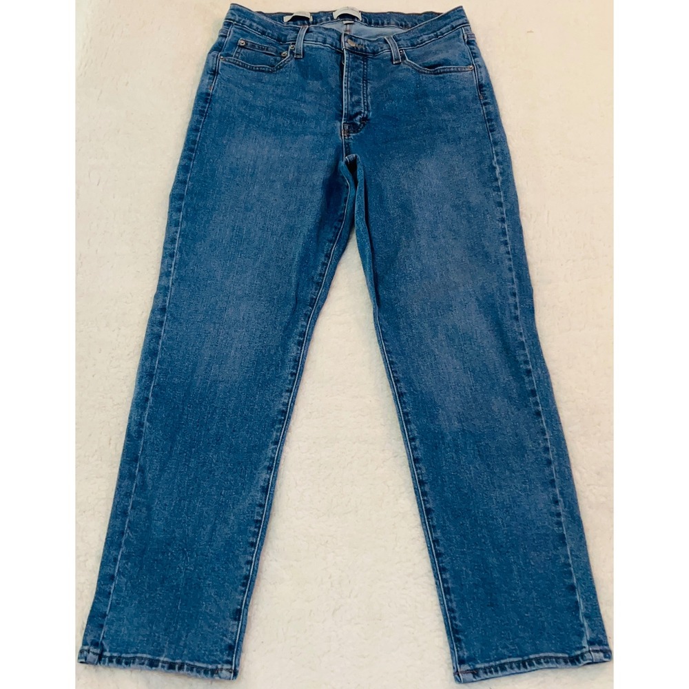 Universal Thread Womens High Rise 80s Slim Jeans Blue Medium Wash Size 14